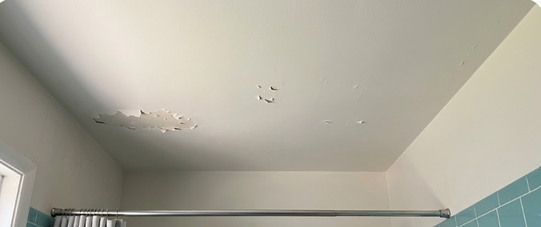 peeling paint