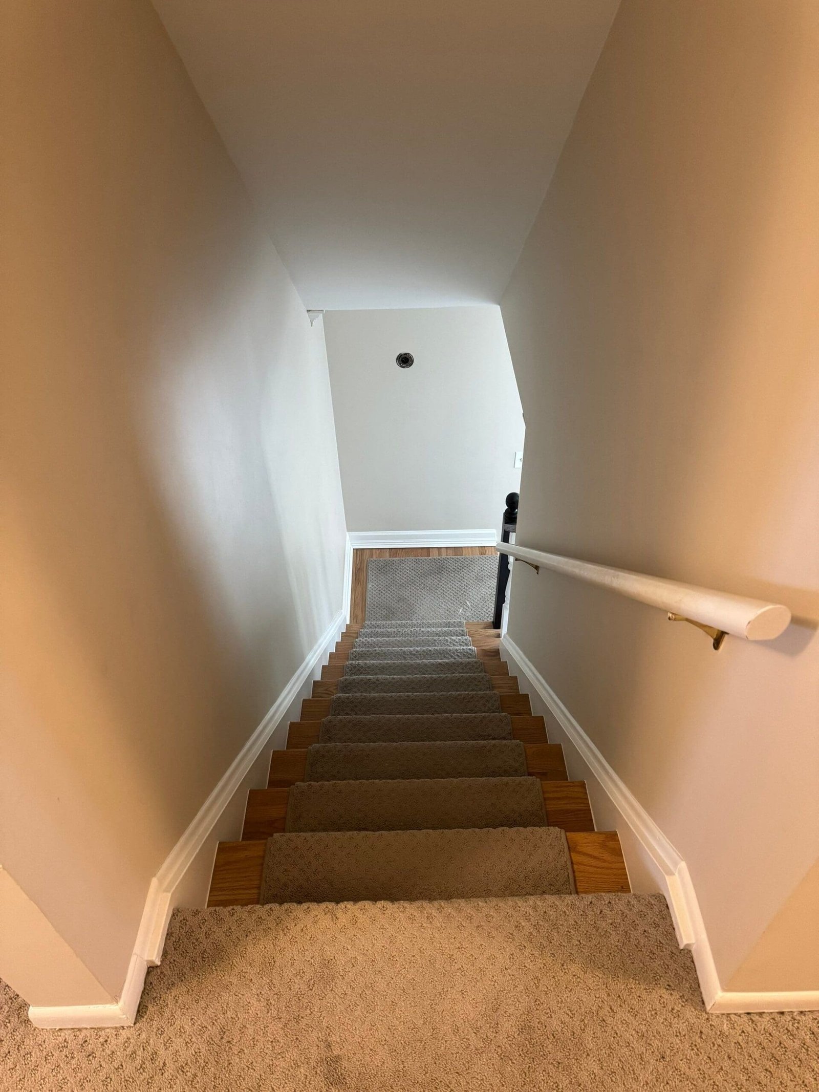 a staircase leading to a house