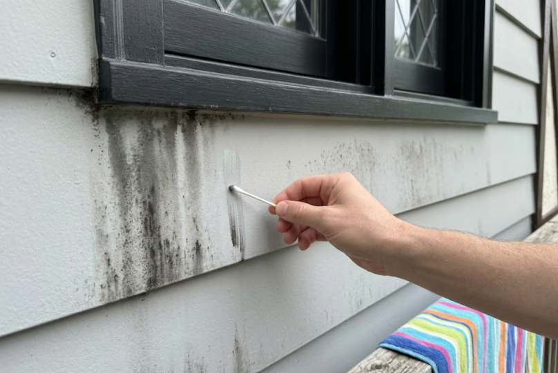 mildew on wall